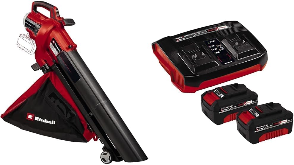 Einhell Professional Akku-Laubsauger VENTURRO 36/240 | PXC | 36 V | 740 m³/h Saugleistung | 45-L-Fangsack | 240 km/h Blasfunktion | ohne Akku