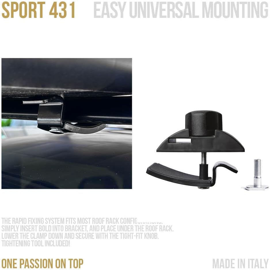 Tetrax CAM Roof Box, 431 L