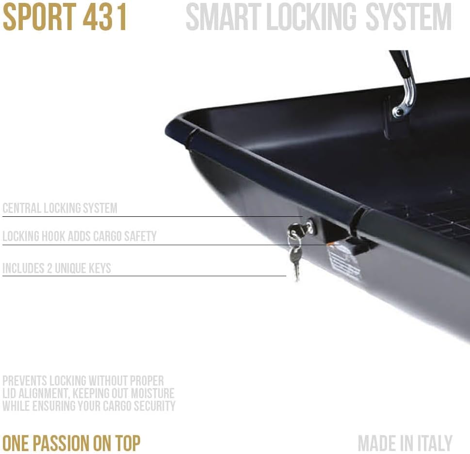 Tetrax CAM Roof Box, 431 L