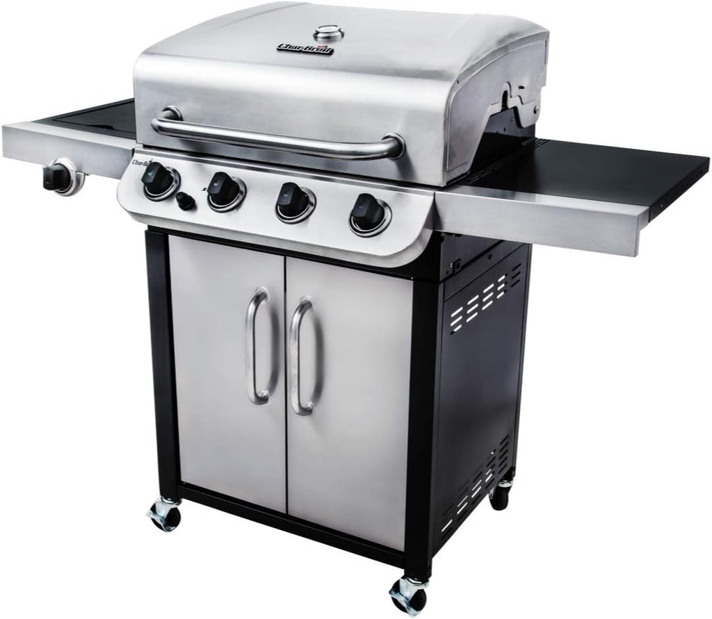 Char-Broil Convective 440S - 4 Brenner Gasgrill mit Seitenbrenner, Edelstahl