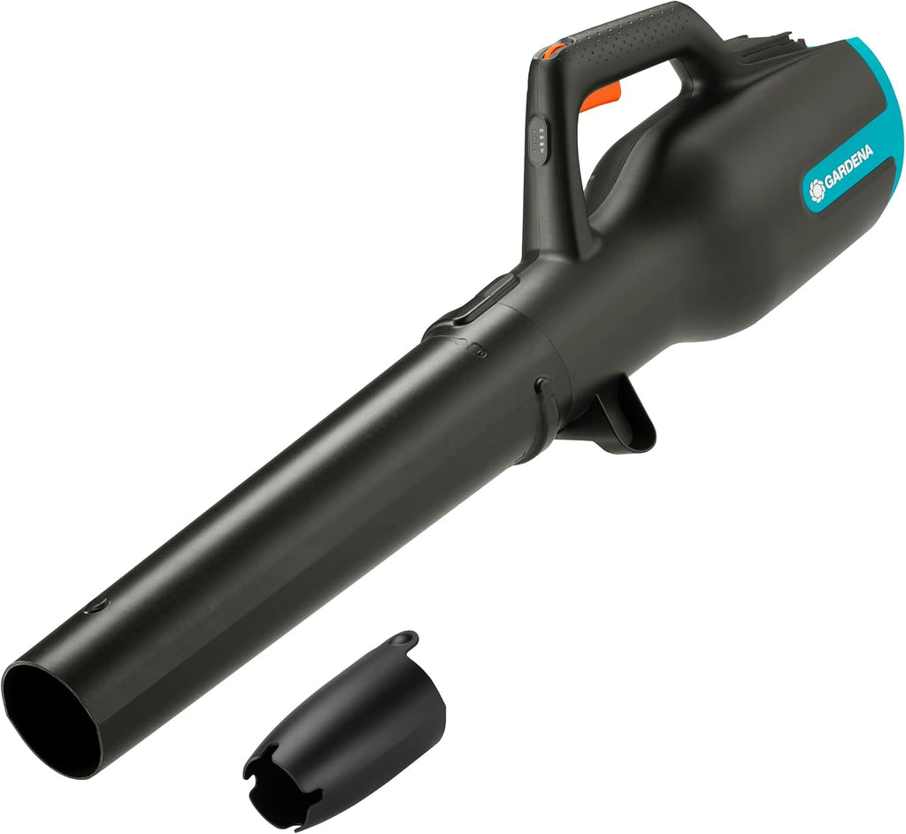 Gardena Akku-Laubbläser PowerJet 18V P4A Ready-to-Use Set: Laubreinigung, Verstellbare Geschwindigkeit, Hohe Luftmenge, Leichtgewicht, Kabellos (14890-20)