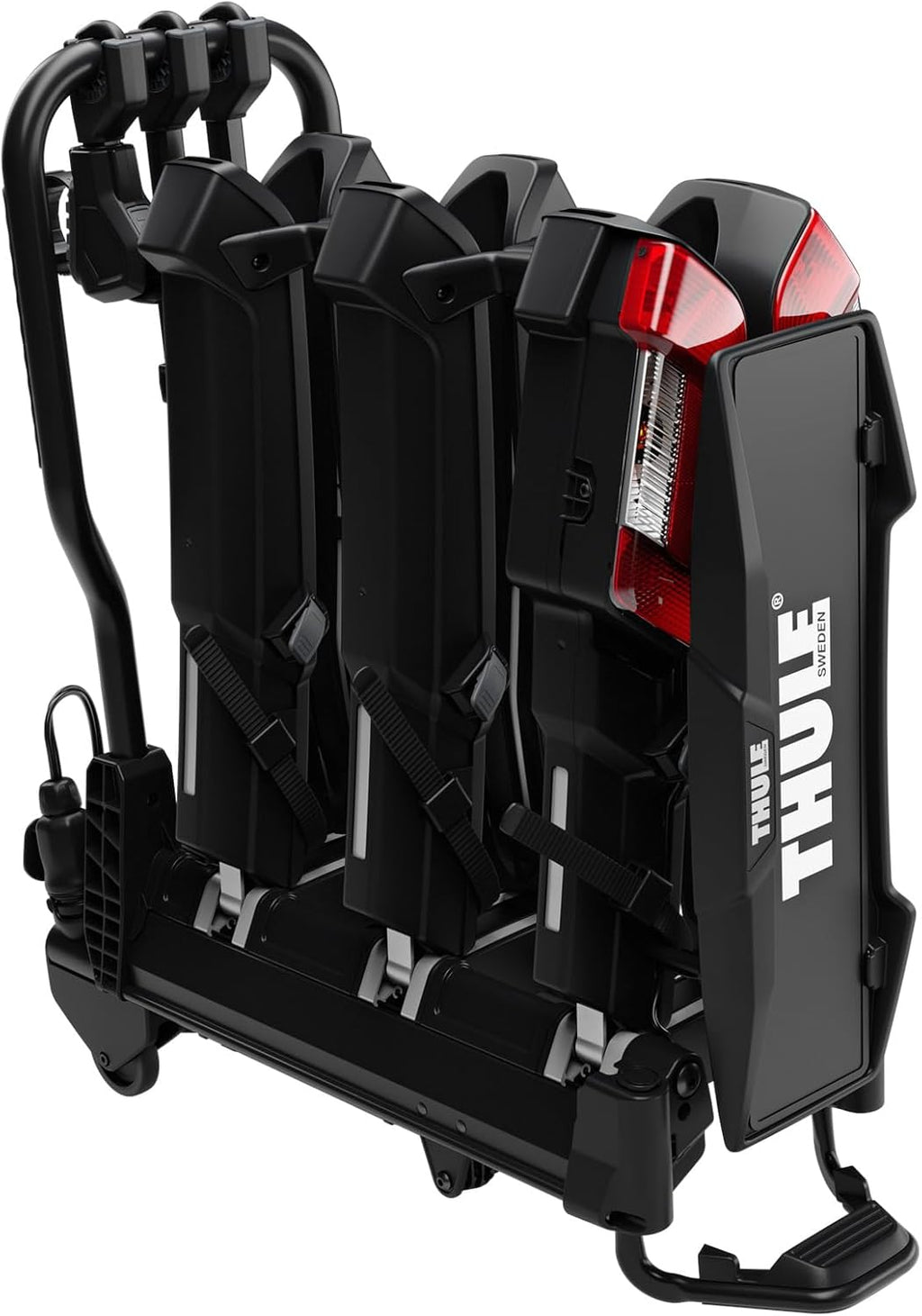 Thule Easyfold 3 Platform Bicycle Carrier for Towing Hitch Black 2 (3) Bikes