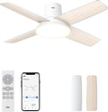DREO Deckenventilator mit Licht bietet zwölf Geschwindigkeiten, drei Modi und einen leisen Gleichstrommotor. Einfache Montage, dimmbares LED, Fernbedienung und 12-Stunden-Timer in Weiß