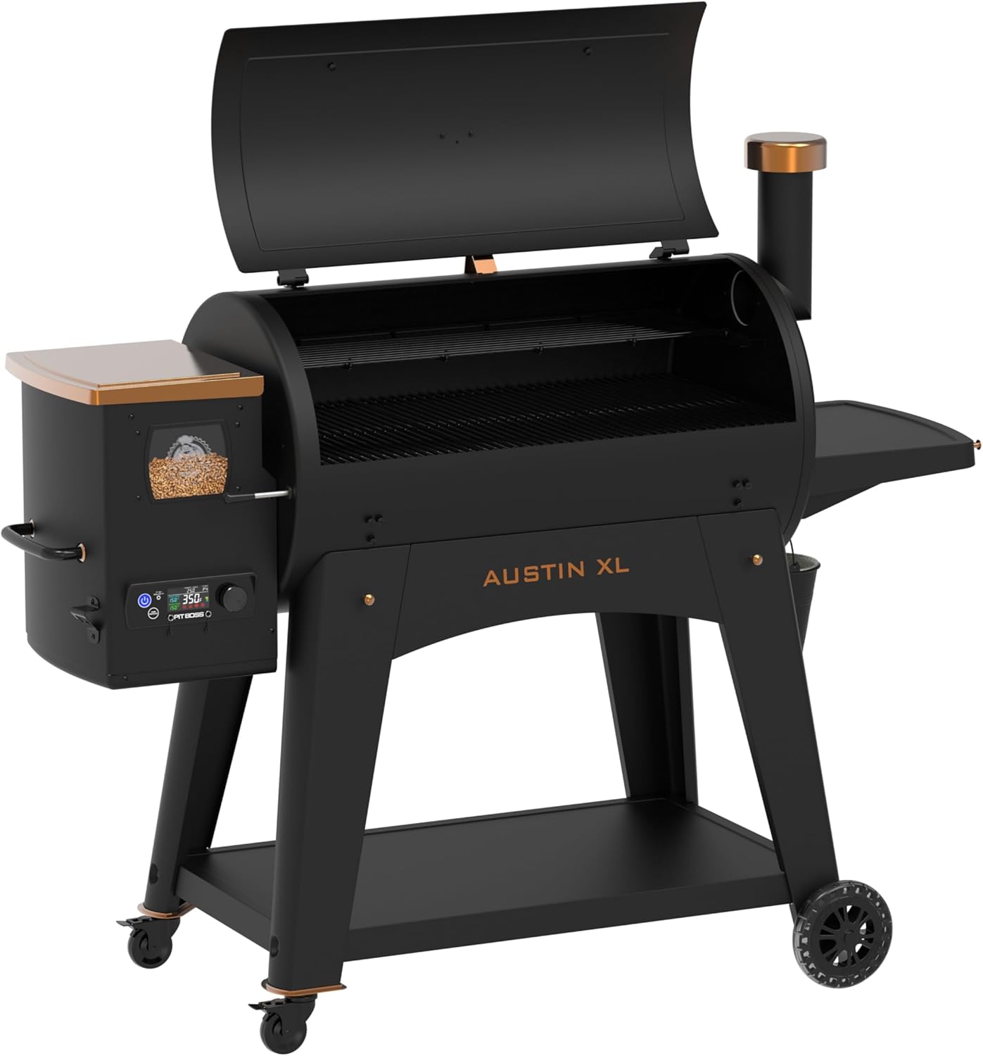 PIT BOSS Pelletgrill Austin XL Onyx Edition, Holzpellet Smoker, 6503 cm² Grillfläche, BBQ, Direktgrillen