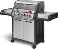 Enders® Gasgrill MONROE PRO 4 SIK TURBO, 4-Edelstahlbrenner, Seitenkocher, Infrarot-Backburner, Sichtfenster, HEAT RANGE™, SWITCH GRID™, 800 °C TURBO ZONE™, SIMPLE CLEAN™, #8378
