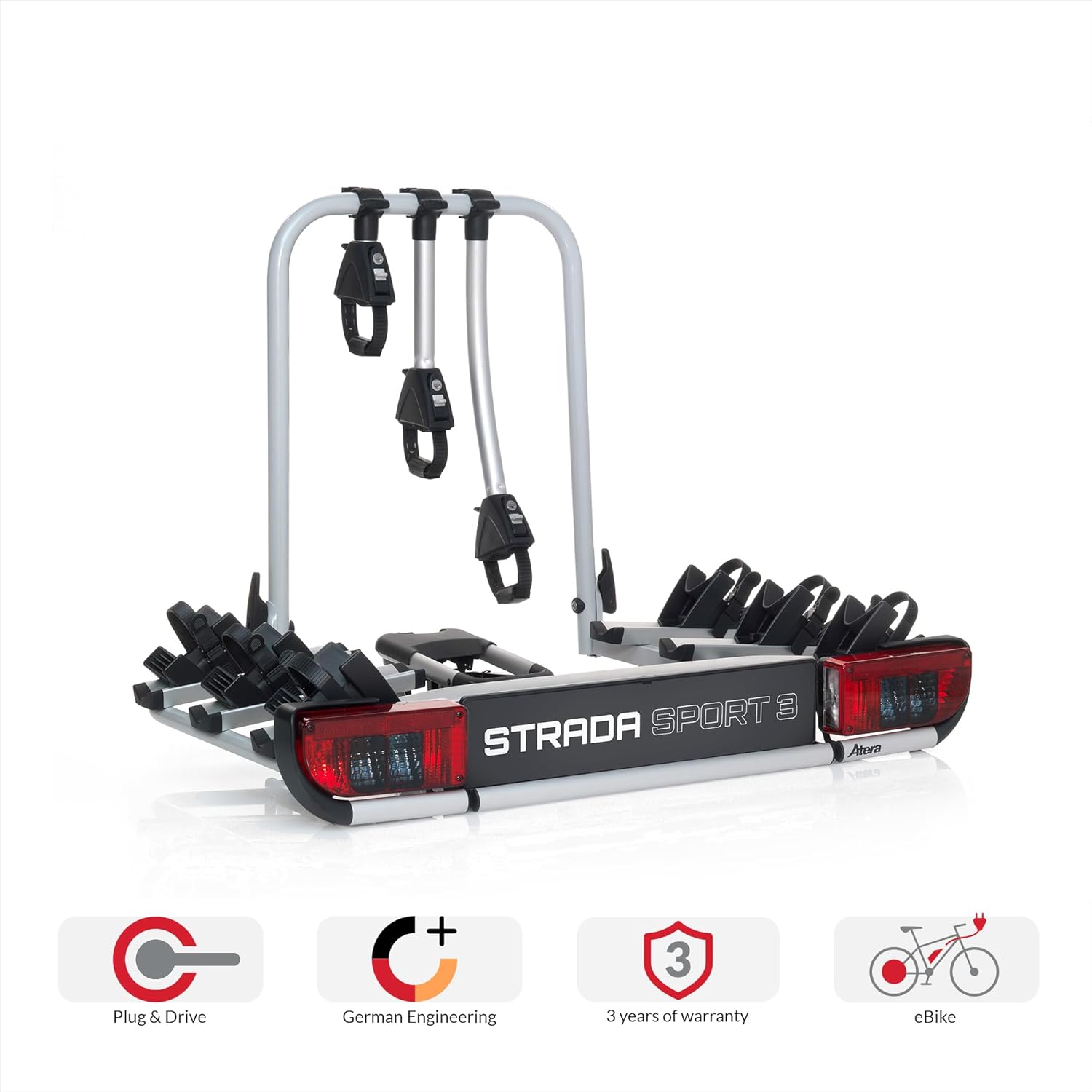 2 + 1 Aktion 3-Bike, Cycle Atera 022685 022624 Strada Sport M3 with Extension