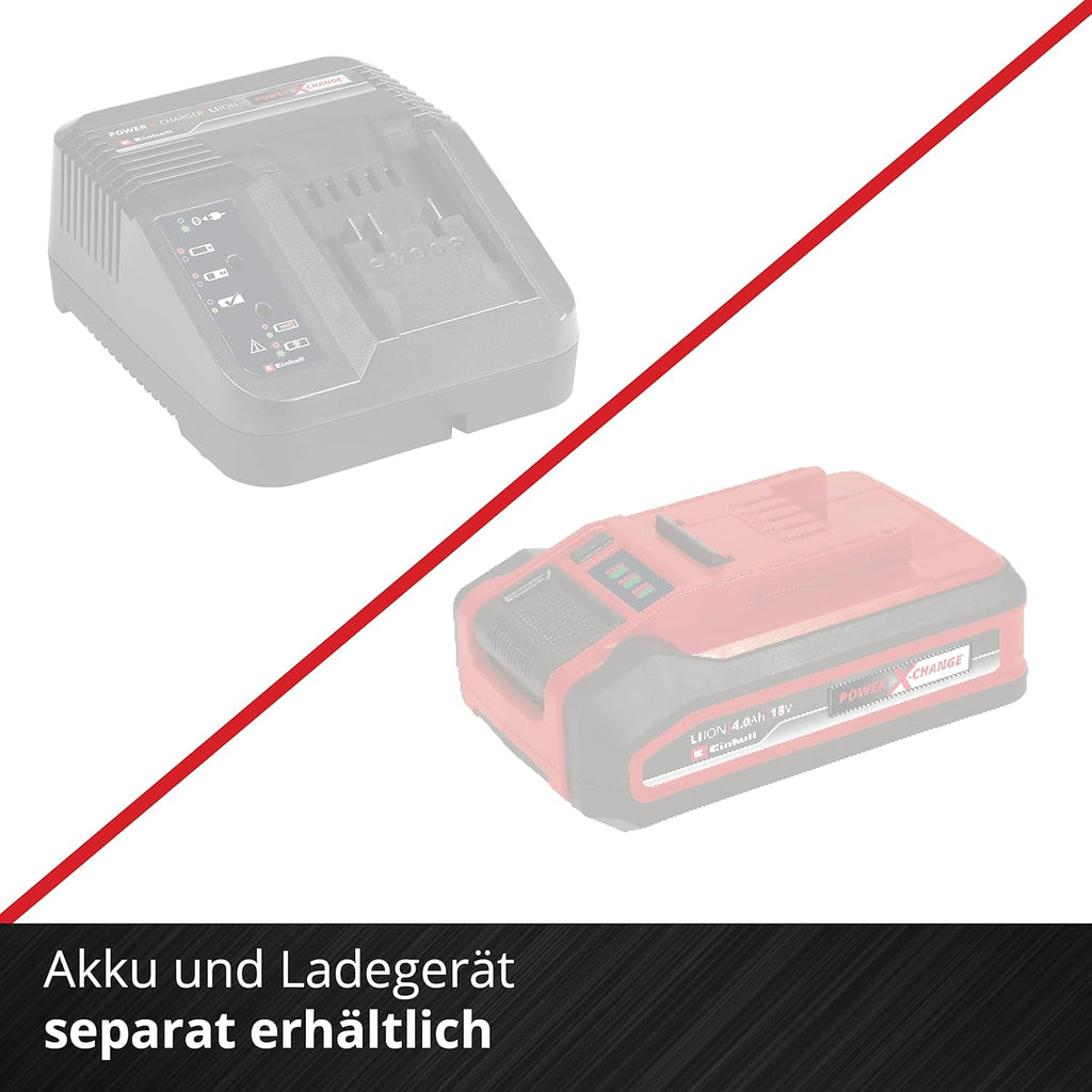 Einhell Akku-Laubsauger VENTURRO 18/210 Power X-Change (Li-Ion, 18 V, Saugleistung 500 m³/h, Fangsack 45 L, Blasfunktion bis 210 km/h, ohne Akku & Ladegerät)