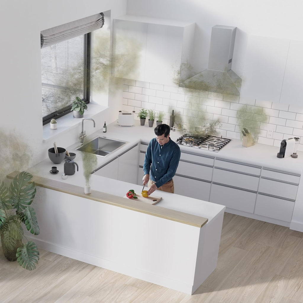 Dyson HP10 Pure Hot+Cool Luftreiniger Heizung Ventilator – HEPA H13, 99,95%, Auto-Modus, App, Weiß