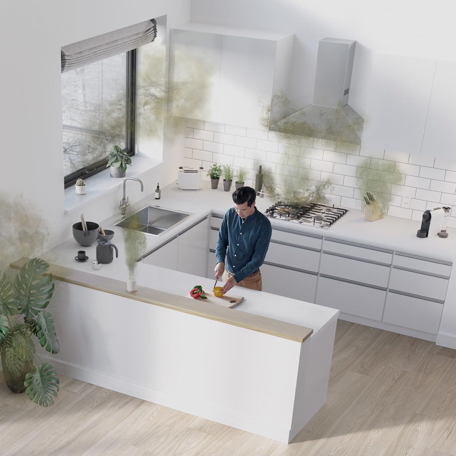 Dyson HP10 Pure Hot+Cool Luftreiniger Heizung Ventilator – HEPA H13, 99,95%, Auto-Modus, App, Weiß