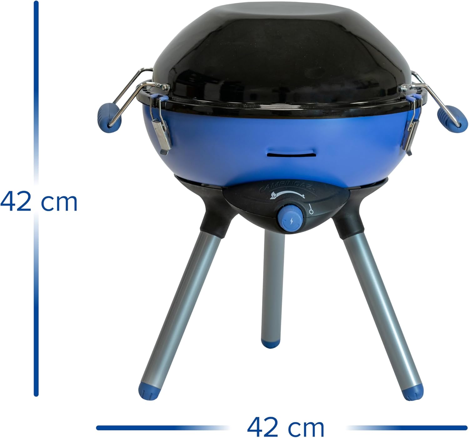Campingaz Party Grill 400 Campingkocher & Grill, 2000W, Piezo-Zündung, Blau/Schwarz