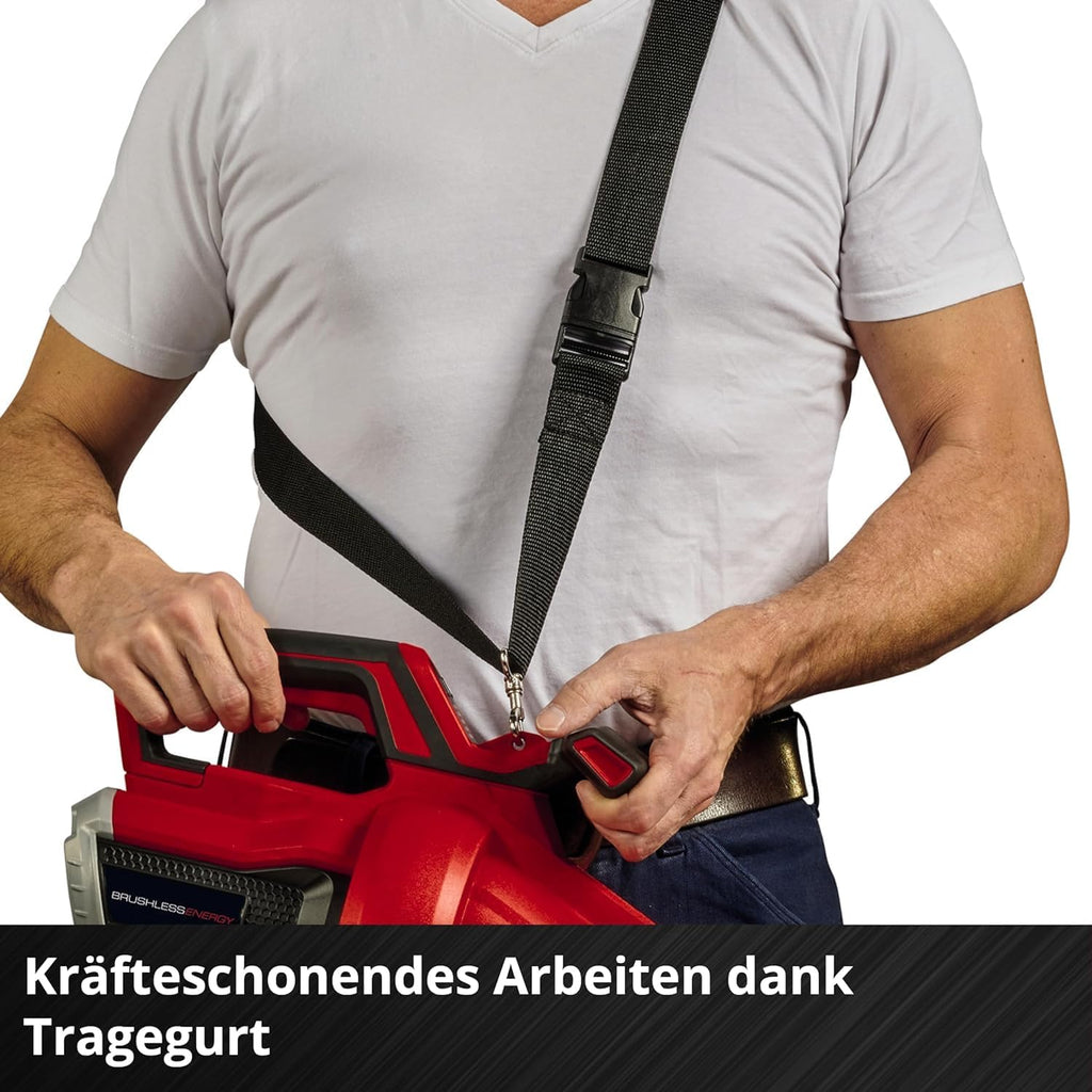 Einhell Professional Akku-Laubsauger VENTURRO 36/240 | PXC | 36 V | 740 m³/h Saugleistung | 45-L-Fangsack | 240 km/h Blasfunktion | ohne Akku
