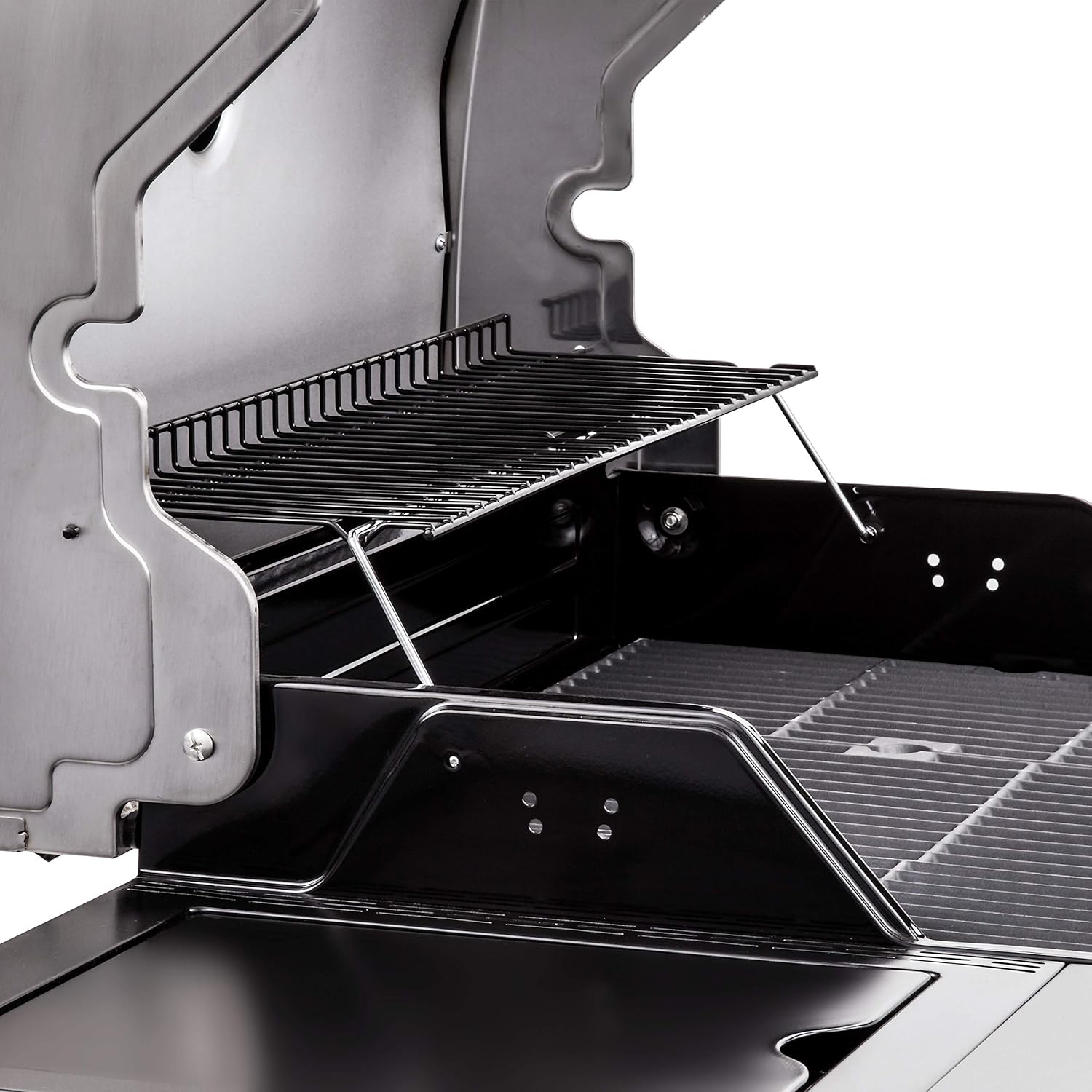 Char-Broil Convective 440S - 4 Brenner Gasgrill mit Seitenbrenner, Edelstahl
