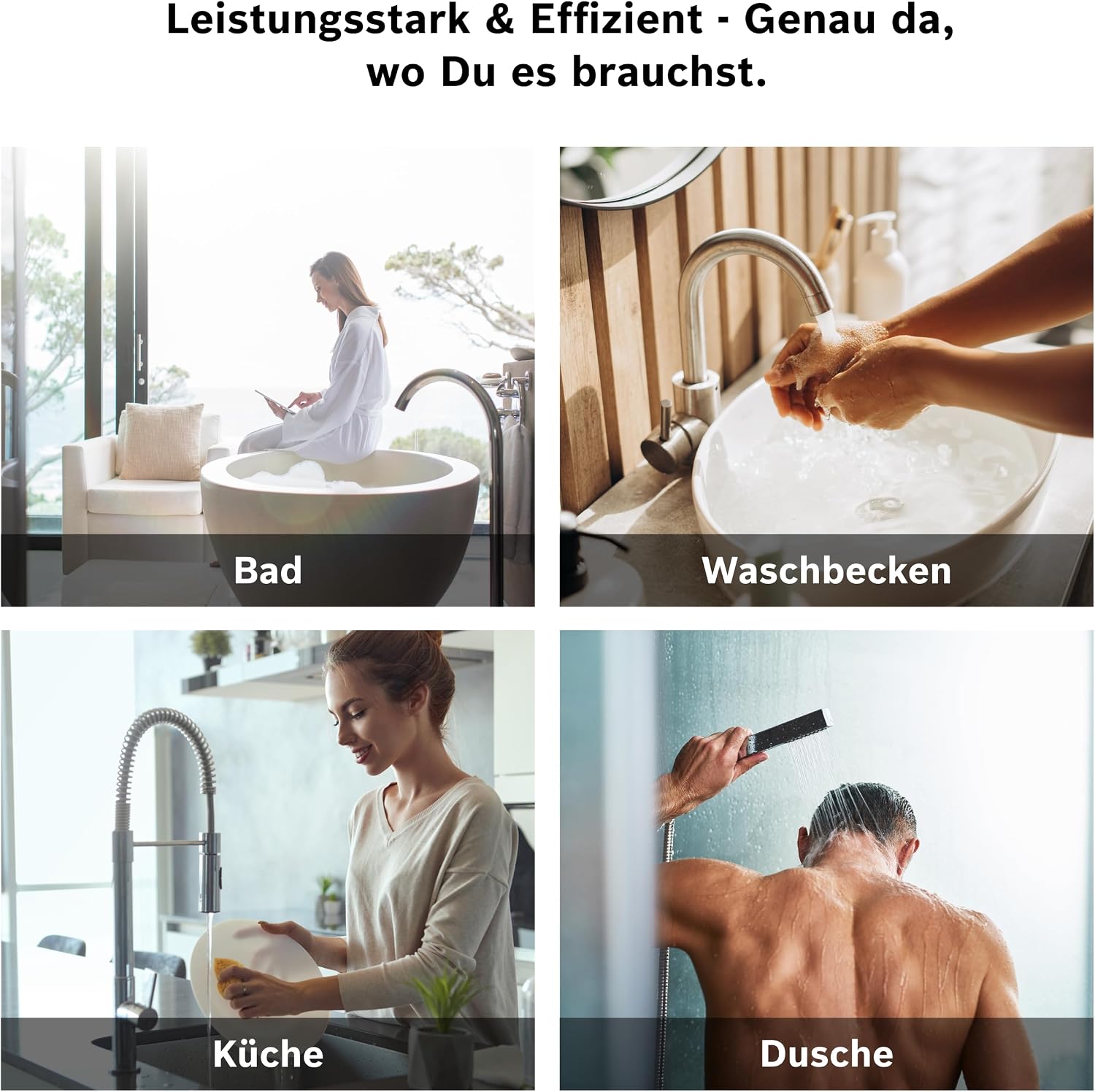 Bosch Thermotechnik Tronic Line 21kW Durchlauferhitzer – 400V, 60°C, WiFi, Clickfix 2.0, EEK A, Edelstahl