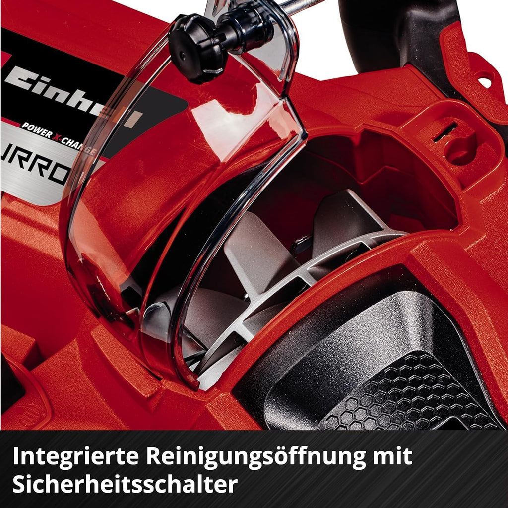 Einhell Professional Akku-Laubsauger VENTURRO 36/240 | PXC | 36 V | 740 m³/h Saugleistung | 45-L-Fangsack | 240 km/h Blasfunktion | ohne Akku