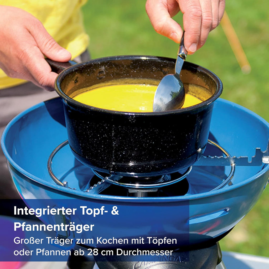 Campingaz Party Grill 400 Campingkocher & Grill, 2000W, Piezo-Zündung, Blau/Schwarz