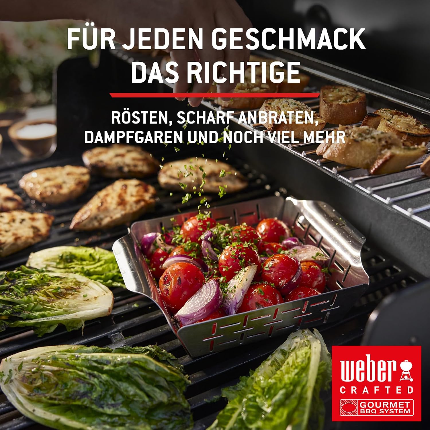 Weber Spirit E-310 Gasgrill | 3 Brenner, Snap-Jet Zündung, Robuste Räder und Warmhalterost, 51 x 46 cm Grillfläche, Weber Works kompatibel, Schwarz/Silber