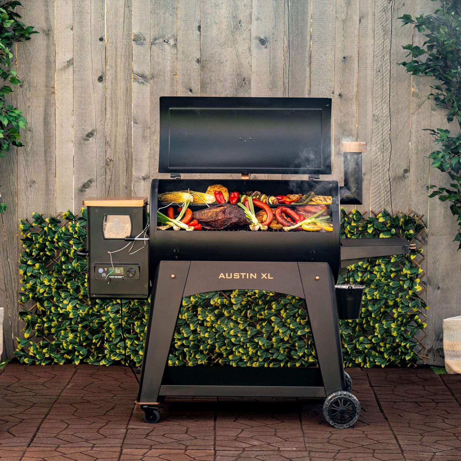 PIT BOSS Pelletgrill Austin XL Onyx Edition, Holzpellet Smoker, 6503 cm² Grillfläche, BBQ, Direktgrillen