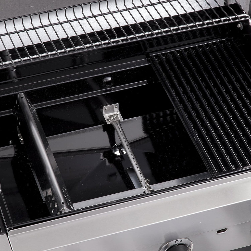 Char-Broil Convective 440S - 4 Brenner Gasgrill mit Seitenbrenner, Edelstahl