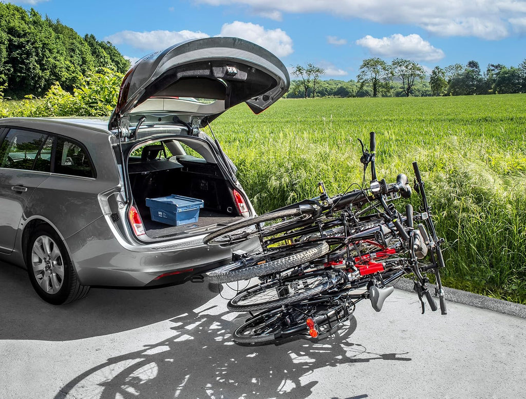 Eufab 11556 bicycle carrier Amber 4, black, approx. 102 x 83 x 72 cm.