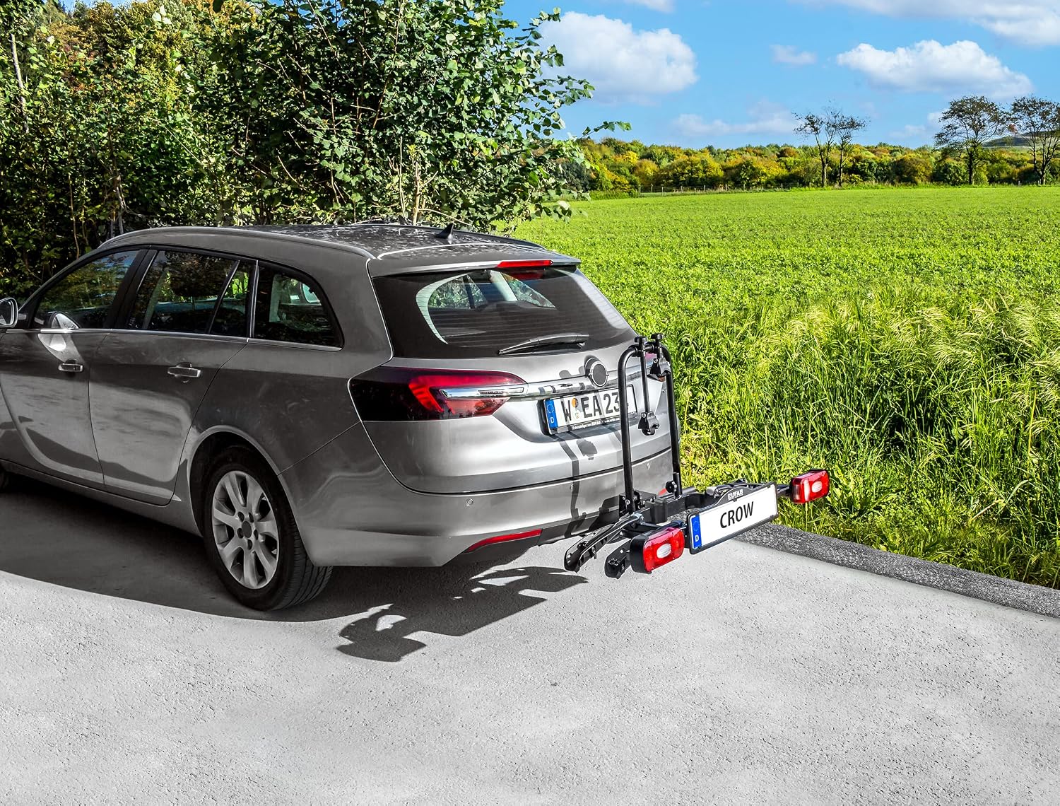 EUFAB Bicycle Carrier, suitable for e-bikes